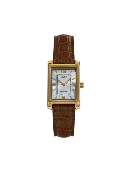 Pολόι Casio κλασικό καφέ