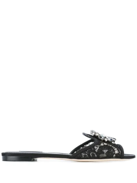 Brosa Dolce & Gabbana din dantelă negru