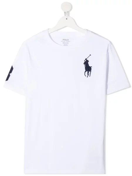 Koszulka polo dziecięca Polo Ralph Lauren biała