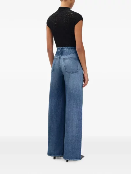 Blugi cu picior larg Rag & Bone albastru