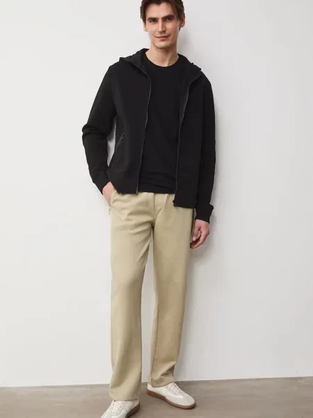 Medicine hanorac cu și glugă pentru bărbați negru