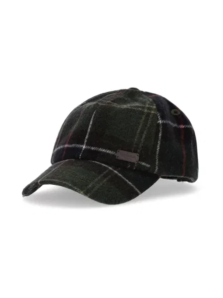 Czapka z daszkiem Barbour zielona