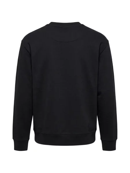 Hanorac crewneck Prada cu decolteu rotund negru
