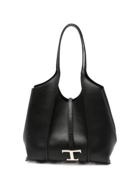 Geantă shopper Tod's din piele negru