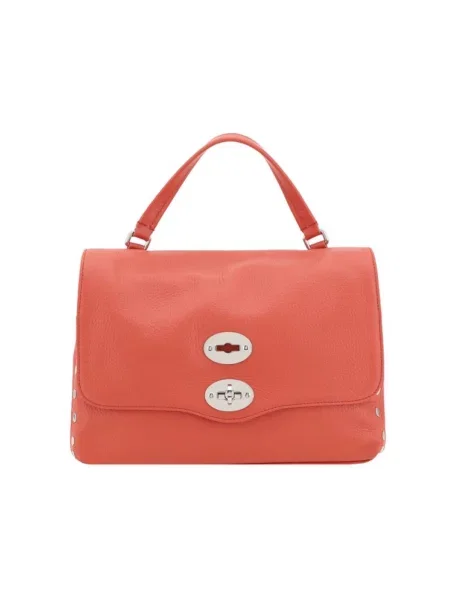 Torebka skórzana Zanellato czerwona