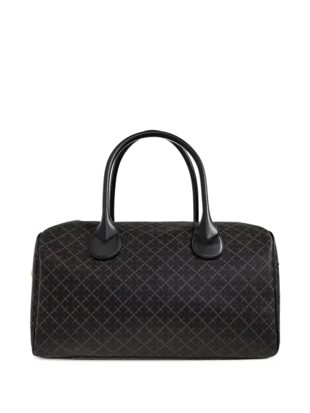 Geantă By Malene Birger cu imprimeu geometric maro