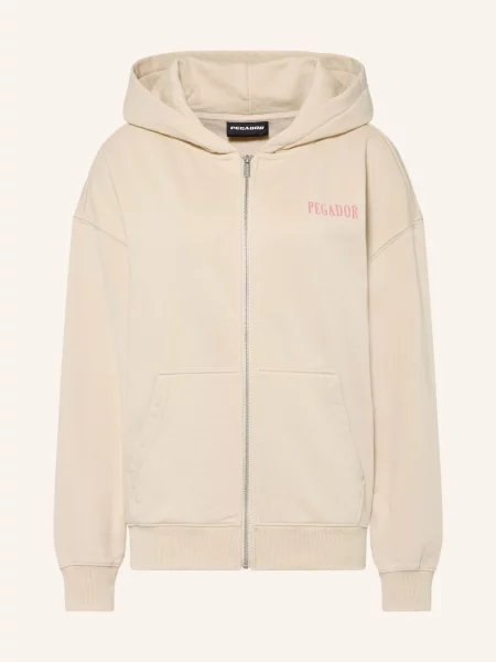Pegador Oversized Mikina Olargues / světle červená / zelená béžová