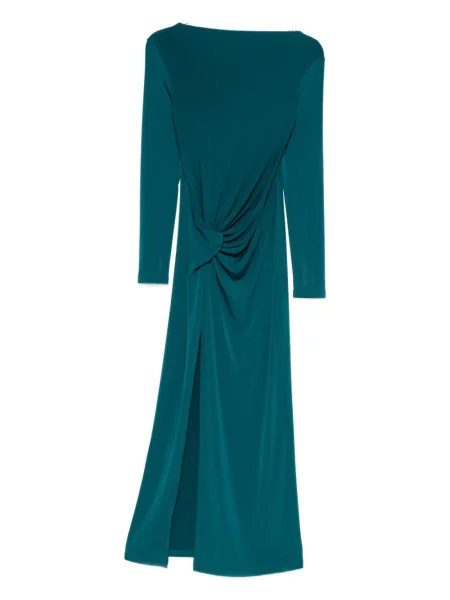 Rochie Patrizia Pepe cu crăpătură de costum albastru