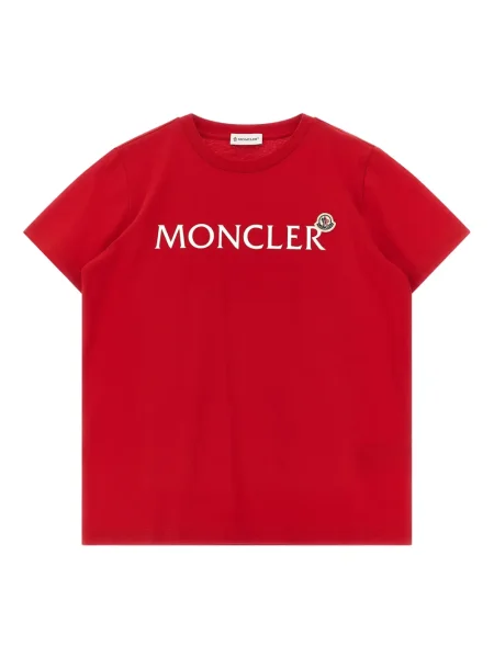 Koszulka dziecięca Moncler Enfant czerwona