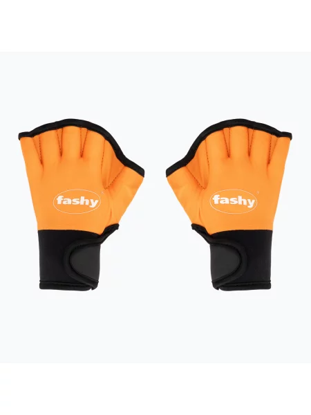 Fashy neoprén aquafitness kesztyű narancs/fekete. Méret: S fekete