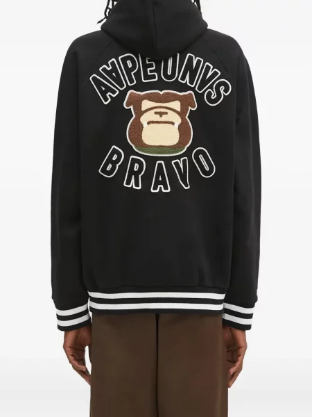 Hanorac cu glugă Aape By A Bathing Ape negru