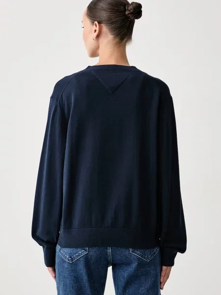 Tommy Jeans sweter granatowy