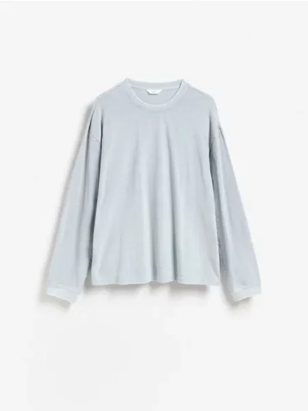 Reserved Longsleeve boxy jasnoniebieski