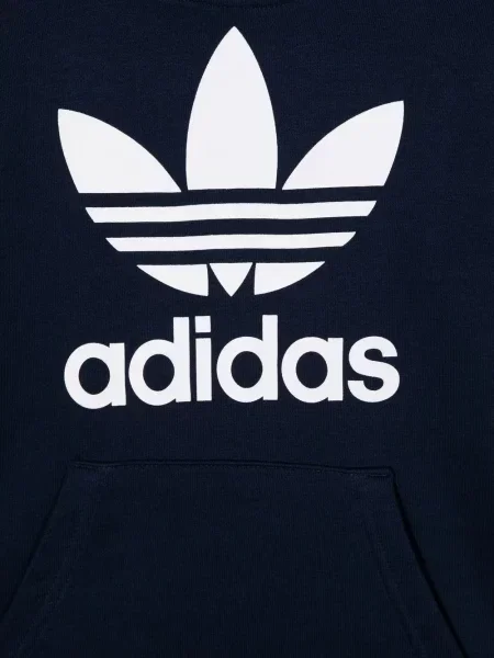 Gyerek kapucnis melegítő felső Adidas kék