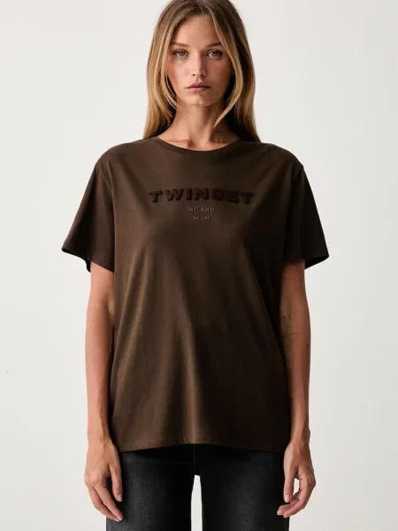 Twinset tricou pentru femei din maro
