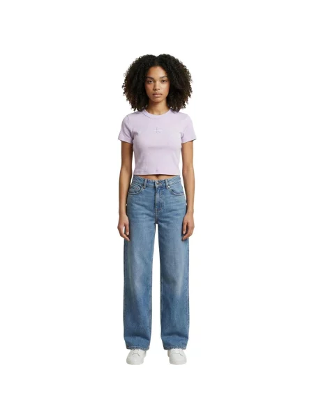 Calvin Klein Jeans Tričko Ružová fialová