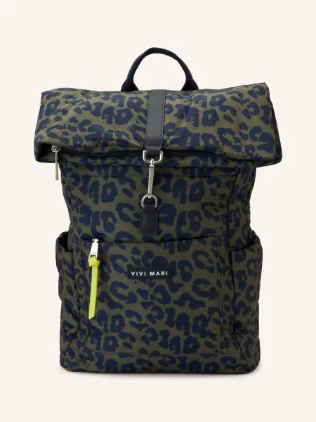 Vivi Mari Batoh 20 L S Přihrádkou Na Notebook zelená černá