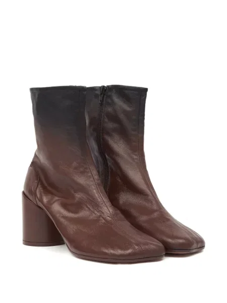 Cizme scurte Mm6 Maison Margiela din piele maro