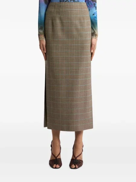 Fustă midi Etro de lână