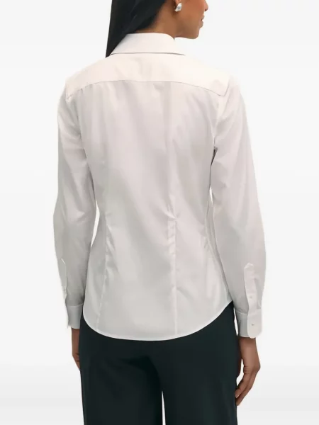 Cămașă Brooks Brothers lungă alb