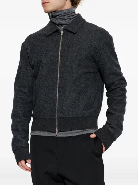 Geacă bomber Jil Sander gri