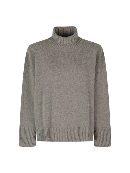 Sweter Soeur wełniany szary