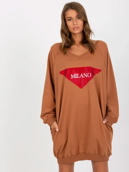 Hanorac Fashionhunters maro