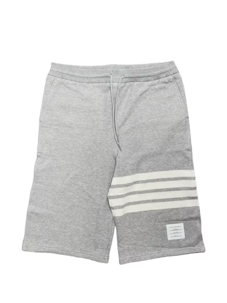 Pantaloni scurți Thom Browne cu dungi gri