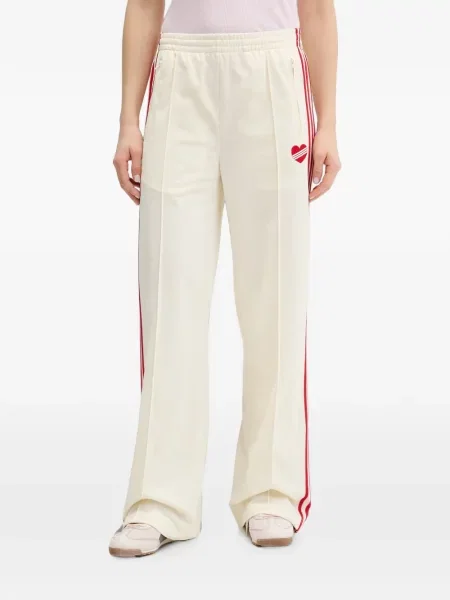 Pantaloni Adidas cu dungi alergare negru
