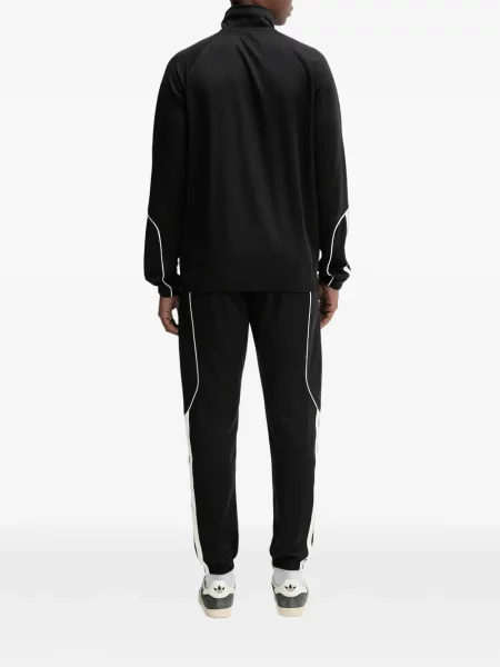 Csíkos tornaterem rövidnadrág Adidas nyomtatás kék