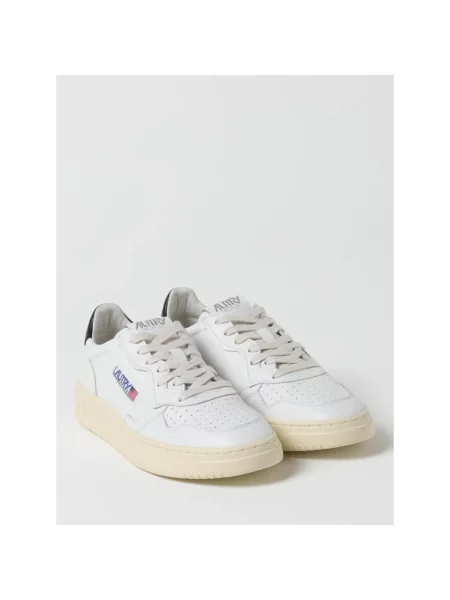Sneakers Autry Medalist Low Man Leat/ Leat Wht/ Black EUR 42 białe