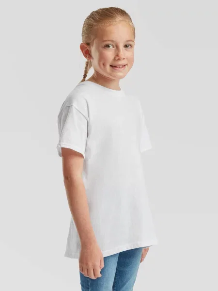 Tricou copii Fruit Of The Loom alb