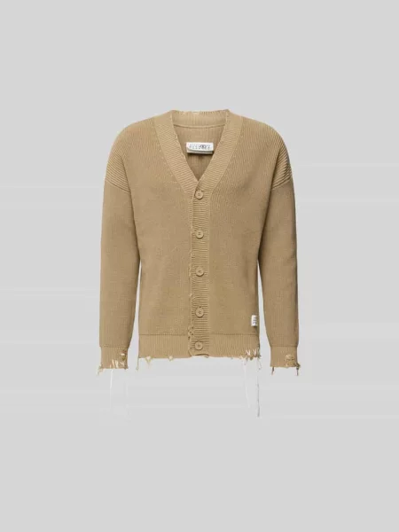 Kardigan o kroju regular fit z efektem znoszenia Mm6 Maison Margiela