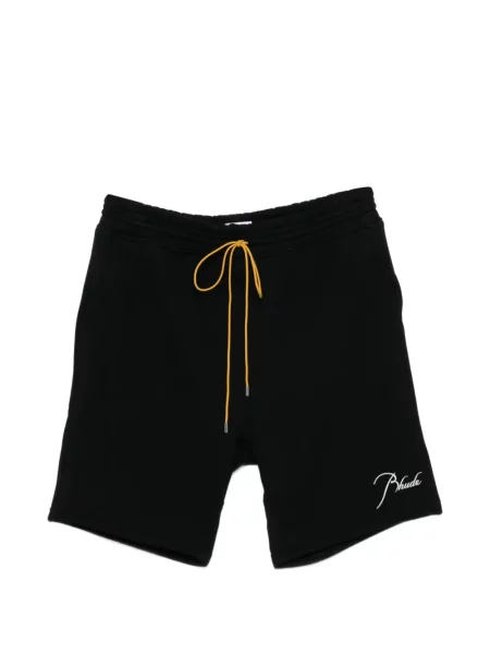 Pantaloni scurți Rhude cu broderie negru