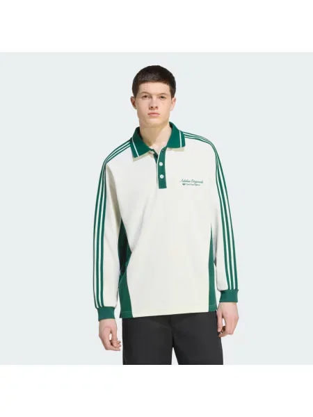 Polo tričko LS M bílé