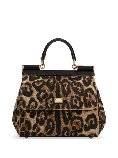 Geantă Dolce & Gabbana Sicily maro