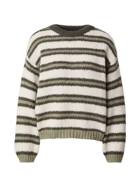 VERO MODA Pulover VMMAYBE verde / verde măr alb