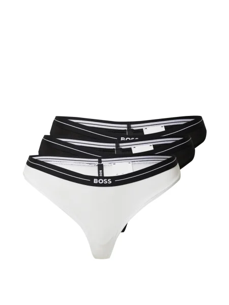 BOSS Black String bugyik / fehér fekete