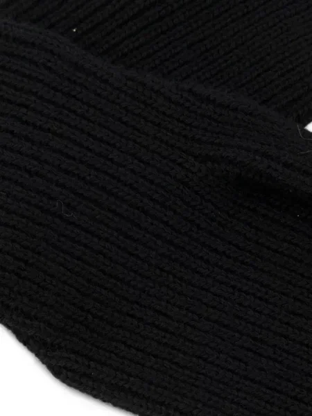 Mănuși Moncler de lână negru