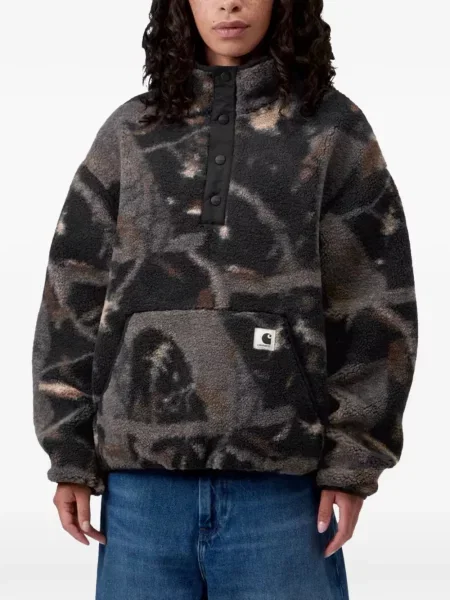 Флийс полар Carhartt Wip с принт черно