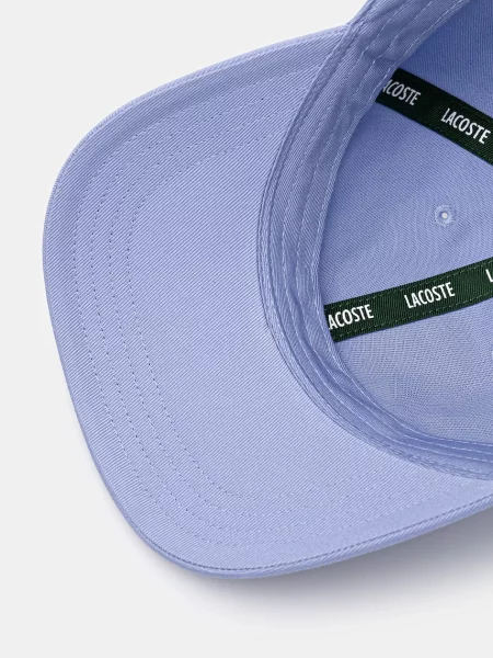 Однотонная кепка Lacoste зеленая