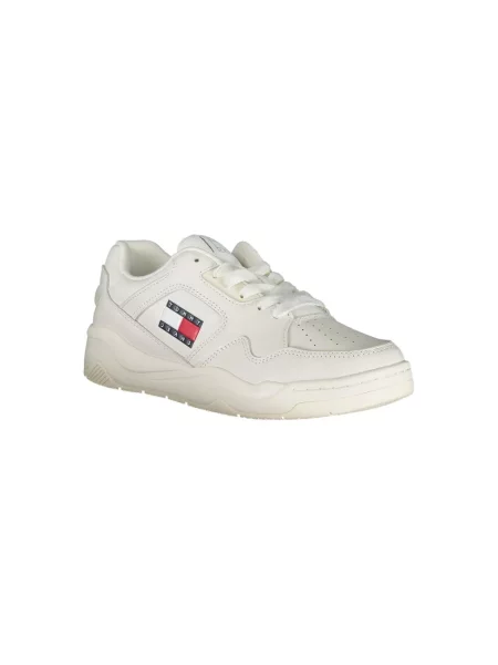 Trampki Tommy Jeans skórzane białe