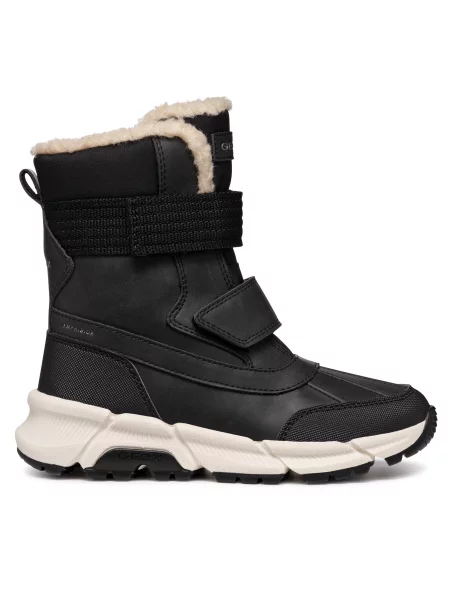 Μπότες Χιονιού Geox J Flexyper Plus Boy M μαύρο
