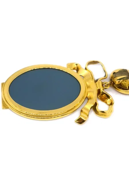 Náušnice Chanel Pre-owned zlaté