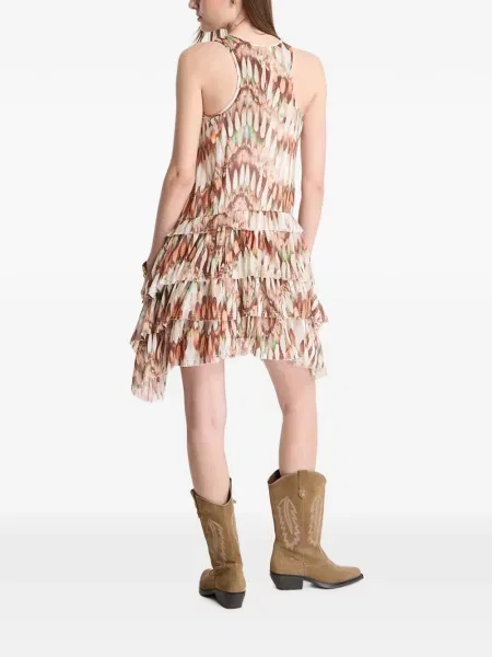 Rochie mini Allsaints cu pene