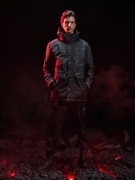 Зимова куртка DIVERSE Evo Heat чорний