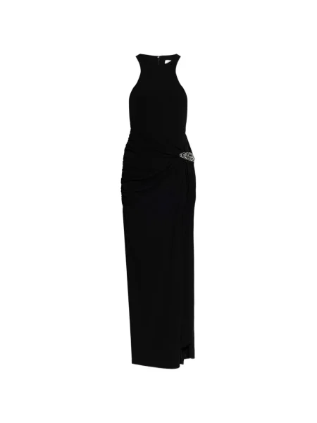 Rochie maxi Casablanca fără mâneci de costum negru