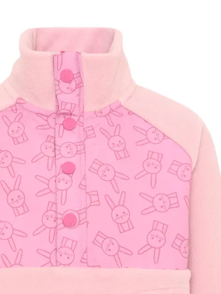 Bluza polarowa dziecięca Roarsome różowa