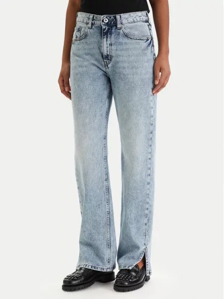 Karl Lagerfeld Jeans Džinsai Straight Fit mėlyna