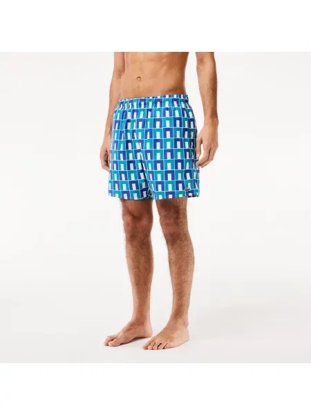 Lacoste Kąpielówki niebieskie